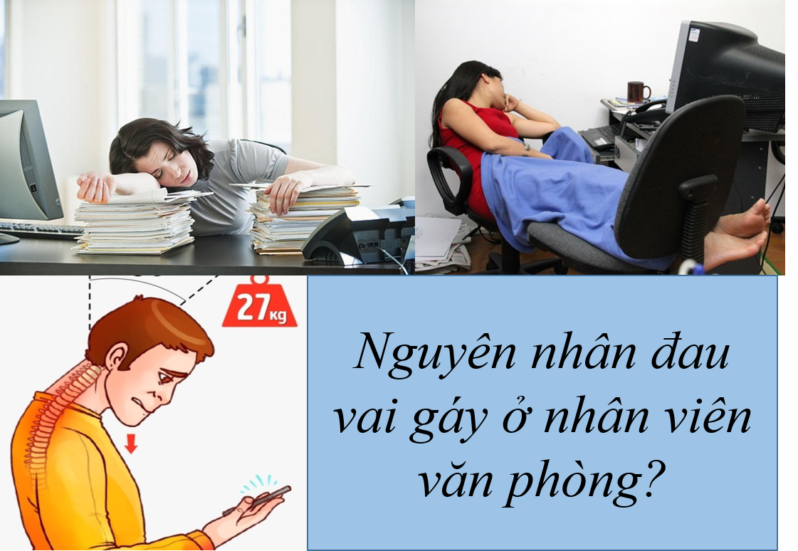 Vì sao dân văn phòng hay đau vai gáy